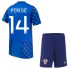 Officiële Voetbalshirt + Korte Broek Kroatië Perišić 14 Uit WK 2026 - Kids