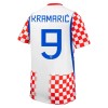 Officiële Voetbalshirt Kroatië Kramaric 9 Thuis WK 2026 - Heren