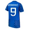 Officiële Voetbalshirt Kroatië Kramaric 9 Uit WK 2026 - Heren