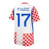 Officiële Voetbalshirt Kroatië P. Sucic 17 Thuis WK 2026 - Heren