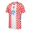 Officiële Voetbalshirt Kroatië P. Sucic 17 Thuis WK 2026 - Heren