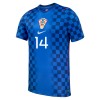 Officiële Voetbalshirt Kroatië Perišić 14 Uit WK 2026 - Heren