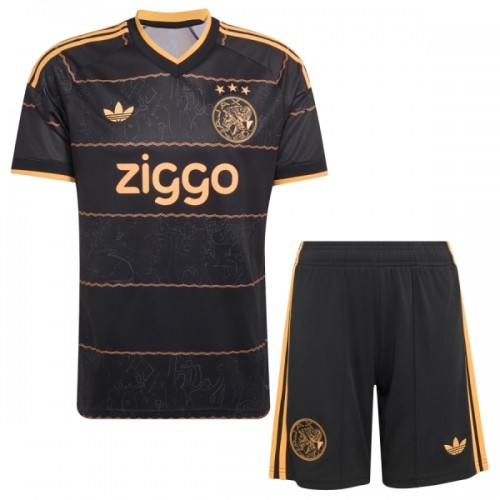 Officiële Voetbalshirt + Korte Broek Ajax Amsterdam Uit 2026-27 - Kids Officiële Voetbalshirt + Korte Broek Ajax Amsterdam Uit 2026-27 - Kids