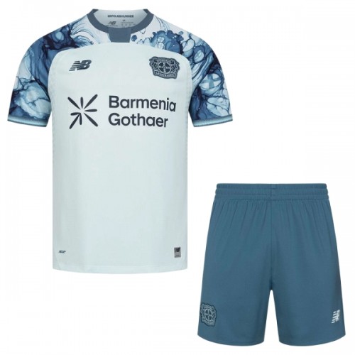 Officiële Voetbalshirt + Korte Broek Bayer 04 Leverkusen Uit 2026-27 - Kids Officiële Voetbalshirt + Korte Broek Bayer 04 Leverkusen Uit 2026-27 - Kids