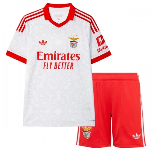 Officiële Voetbalshirt + Korte Broek Benfica Uit 2026-27 - Kids Officiële Voetbalshirt + Korte Broek Benfica Uit 2026-27 - Kids