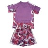 Officiële Voetbalshirt + Korte Broek Doelman Arsenal 2026-27 Purper - Kids