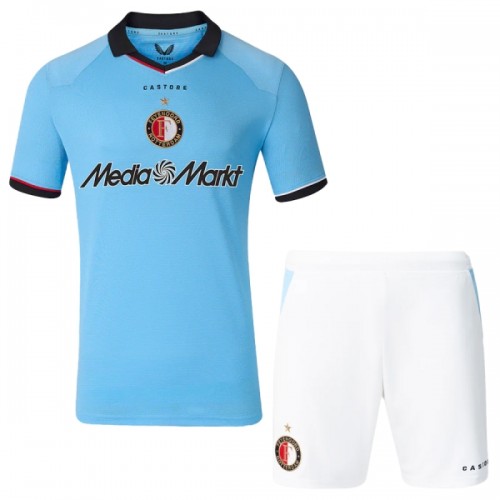 Officiële Voetbalshirt + Korte Broek Feyenoord Rotterdam Uit 2026-27 - Kids Officiële Voetbalshirt + Korte Broek Feyenoord Rotterdam Uit 2026-27 - Kids