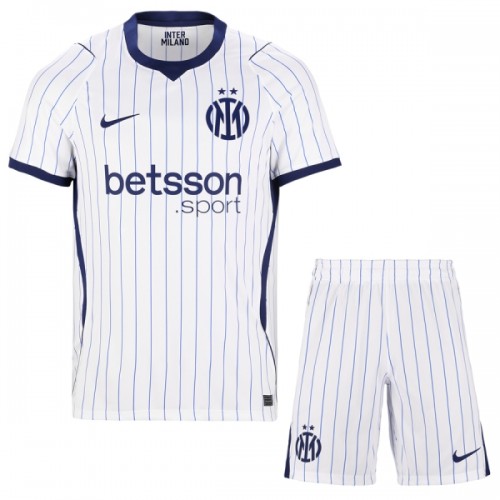 Officiële Voetbalshirt + Korte Broek Inter Milan Uit 2026-27 - Kids Officiële Voetbalshirt + Korte Broek Inter Milan Uit 2026-27 - Kids