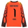 Officiële Voetbalshirt Doelman Borussia Dortmund Kobel 1 Thuis 2026-27 Lange Mouw Oranje - Heren Officiële Voetbalshirt Doelman Borussia Dortmund Kobel 1 Thuis 2026-27 Lange Mouw Oranje - Heren