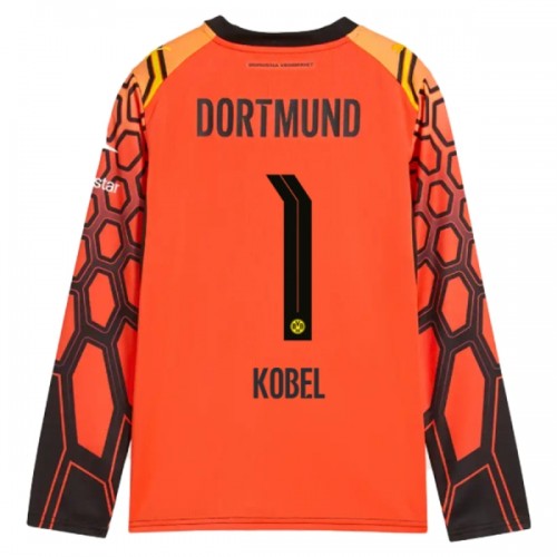 Officiële Voetbalshirt Doelman Borussia Dortmund Kobel 1 Thuis 2026-27 Lange Mouw Oranje - Heren Officiële Voetbalshirt Doelman Borussia Dortmund Kobel 1 Thuis 2026-27 Lange Mouw Oranje - Heren