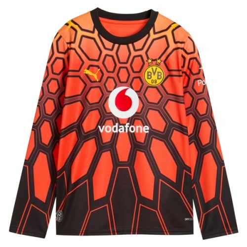 Officiële Voetbalshirt Doelman Borussia Dortmund Thuis 2026-27 Lange Mouw Oranje - Heren Officiële Voetbalshirt Doelman Borussia Dortmund Thuis 2026-27 Lange Mouw Oranje - Heren