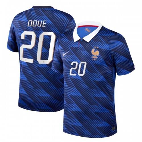 Officiële Voetbalshirt Frankrijk Desire Doue 20 Thuis WK 2026 - Heren Officiële Voetbalshirt Frankrijk Desire Doue 20 Thuis WK 2026 - Heren