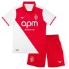 Officiële Voetbalshirt + Korte Broek AS Monaco Thuis 2026-27 - Kids Officiële Voetbalshirt + Korte Broek AS Monaco Thuis 2026-27 - Kids
