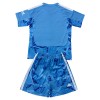 Officiële Voetbalshirt + Korte Broek Doelman Arsenal 2026-27 Blauwe - Kids