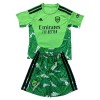Officiële Voetbalshirt + Korte Broek Doelman Arsenal 2026-27 Groene - Kids