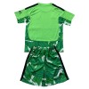 Officiële Voetbalshirt + Korte Broek Doelman Arsenal 2026-27 Groene - Kids