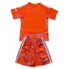 Officiële Voetbalshirt + Korte Broek Doelman Arsenal 2026-27 Oranje - Kids