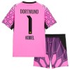 Officiële Voetbalshirt + Korte Broek Doelman Borussia Dortmund Kobel 1 Uit 2026-27 Roze - Kids Officiële Voetbalshirt + Korte Broek Doelman Borussia Dortmund Kobel 1 Uit 2026-27 Roze - Kids