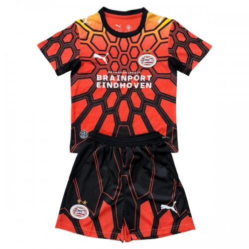 Officiële Voetbalshirt + Korte Broek Doelman PSV Eindhoven 2026-27 Oranje - Kids Officiële Voetbalshirt + Korte Broek Doelman PSV Eindhoven 2026-27 Oranje - Kids