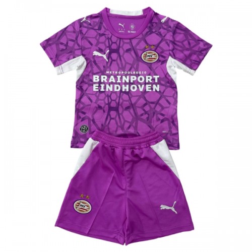 Officiële Voetbalshirt + Korte Broek Doelman PSV Eindhoven 2026-27 Purper - Kids Officiële Voetbalshirt + Korte Broek Doelman PSV Eindhoven 2026-27 Purper - Kids