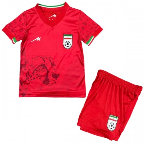 Officiële Voetbalshirt + Korte Broek Iran Uit WK 2026 - Kids Officiële Voetbalshirt + Korte Broek Iran Uit WK 2026 - Kids