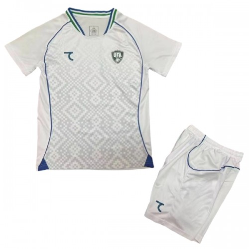 Officiële Voetbalshirt + Korte Broek Uzbekistan Uit WK 2026 - Kids Officiële Voetbalshirt + Korte Broek Uzbekistan Uit WK 2026 - Kids