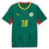 Officiële Voetbalshirt Senegal Sarr 18 Uit WK 2026 - Heren