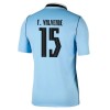 Officiële Voetbalshirt Uruguay Federico Valverde 15 Thuis WK 2026 - Heren Officiële Voetbalshirt Uruguay Federico Valverde 15 Thuis WK 2026 - Heren