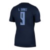 Officiële Voetbalshirt Uruguay Luis Suarez 9 Uit WK 2026 - Heren Officiële Voetbalshirt Uruguay Luis Suarez 9 Uit WK 2026 - Heren