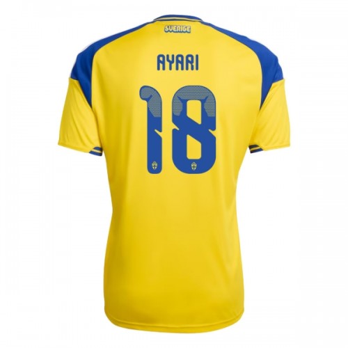 Officiële Voetbalshirt Zweden Ayari 18 Thuis WK 2026 - Heren Officiële Voetbalshirt Zweden Ayari 18 Thuis WK 2026 - Heren