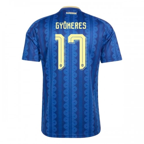 Officiële Voetbalshirt Zweden Gyokeres 17 Uit WK 2026 - Heren Officiële Voetbalshirt Zweden Gyokeres 17 Uit WK 2026 - Heren