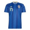 Officiële Voetbalshirt Zweden Gyokeres 17 Uit WK 2026 - Heren
