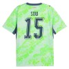 Officiële Voetbalshirt Zwitserland Djibril Sow 15 Uit WK 2026 - Heren Officiële Voetbalshirt Zwitserland Djibril Sow 15 Uit WK 2026 - Heren