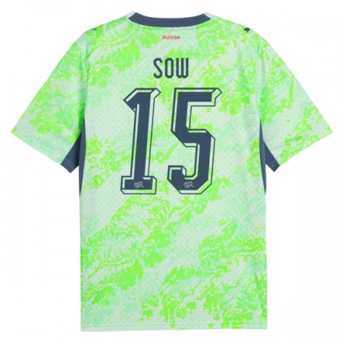 Officiële Voetbalshirt Zwitserland Djibril Sow 15 Uit WK 2026 - Heren Officiële Voetbalshirt Zwitserland Djibril Sow 15 Uit WK 2026 - Heren