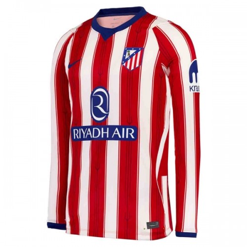 Officiële Voetbalshirt Atlético Madrid Thuis 2026-27 Lange Mouw - Heren Officiële Voetbalshirt Atlético Madrid Thuis 2026-27 Lange Mouw - Heren