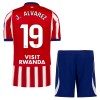 Officiële Voetbalshirt + Korte Broek Atlético Madrid J. Alvarez 19 Thuis 2026-27 - Kids