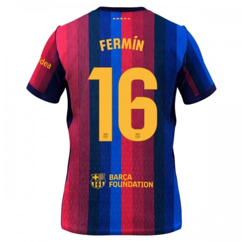 Officiële Voetbalshirt FC Barcelona Fermin 16 Thuis 2026-27 - Heren Officiële Voetbalshirt FC Barcelona Fermin 16 Thuis 2026-27 - Heren