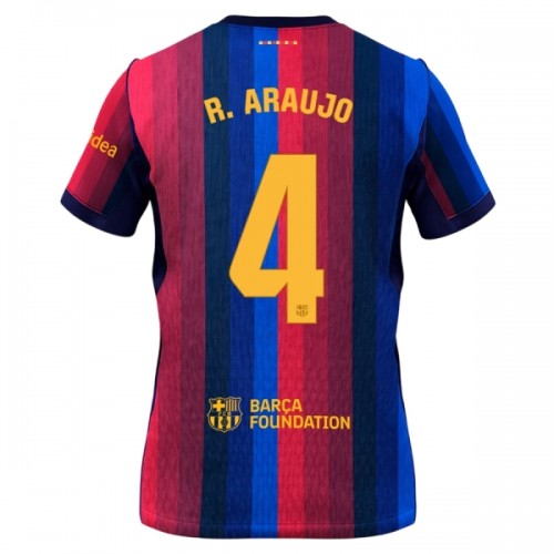 Officiële Voetbalshirt FC Barcelona R. Araujo 4 Thuis 2026-27 - Heren Officiële Voetbalshirt FC Barcelona R. Araujo 4 Thuis 2026-27 - Heren