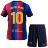 Officiële Voetbalshirt + Korte Broek FC Barcelona Lamine Yamal 10 Thuis 2026-27 - Kids Officiële Voetbalshirt + Korte Broek FC Barcelona Lamine Yamal 10 Thuis 2026-27 - Kids