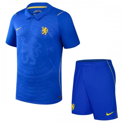 Officiële Voetbalshirt + Korte Broek Chelsea Thuis 2026-27 - Kids Officiële Voetbalshirt + Korte Broek Chelsea Thuis 2026-27 - Kids