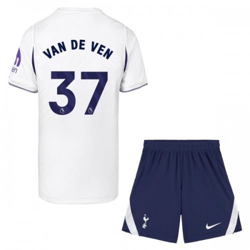 Officiële Voetbalshirt + Korte Broek Tottenham Hotspur Van De Ven 37 Thuis 2026-27 - Kids Officiële Voetbalshirt + Korte Broek Tottenham Hotspur Van De Ven 37 Thuis 2026-27 - Kids