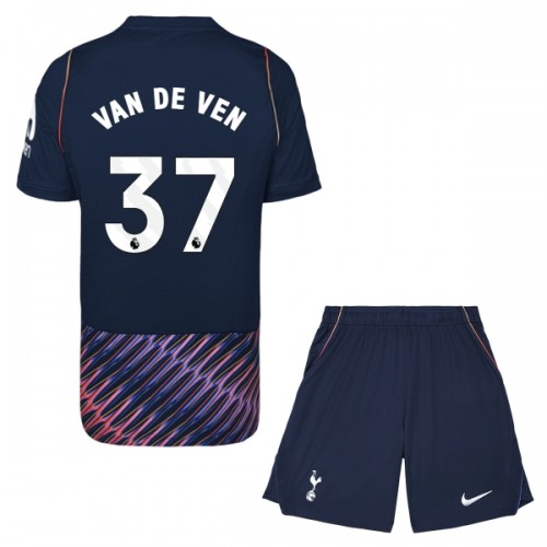 Officiële Voetbalshirt + Korte Broek Tottenham Hotspur Van De Ven 37 Uit 2026-27 - Kids Officiële Voetbalshirt + Korte Broek Tottenham Hotspur Van De Ven 37 Uit 2026-27 - Kids