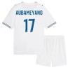 Officiële Voetbalshirt + Korte Broek Olympique de Marseille Aubameyang 17 Thuis 2026-27 - Kids Officiële Voetbalshirt + Korte Broek Olympique de Marseille Aubameyang 17 Thuis 2026-27 - Kids