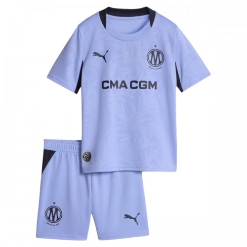 Officiële Voetbalshirt + Korte Broek Olympique de Marseille Derde 2026-27 - Kids Officiële Voetbalshirt + Korte Broek Olympique de Marseille Derde 2026-27 - Kids