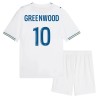 Officiële Voetbalshirt + Korte Broek Olympique de Marseille Greenwood 10 Thuis 2026-27 - Kids Officiële Voetbalshirt + Korte Broek Olympique de Marseille Greenwood 10 Thuis 2026-27 - Kids