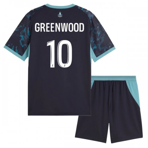 Officiële Voetbalshirt + Korte Broek Olympique de Marseille Greenwood 10 Uit 2026-27 - Kids Officiële Voetbalshirt + Korte Broek Olympique de Marseille Greenwood 10 Uit 2026-27 - Kids