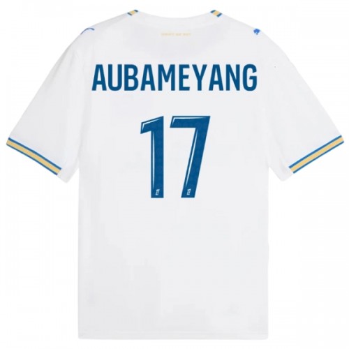 Officiële Voetbalshirt Olympique de Marseille Aubameyang 17 Thuis 2026-27 - Heren Officiële Voetbalshirt Olympique de Marseille Aubameyang 17 Thuis 2026-27 - Heren