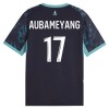 Officiële Voetbalshirt Olympique de Marseille Aubameyang 17 Uit 2026-27 - Heren