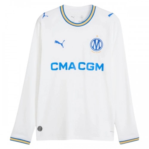 Officiële Voetbalshirt Olympique de Marseille Thuis 2026-27 Lange Mouw - Heren Officiële Voetbalshirt Olympique de Marseille Thuis 2026-27 Lange Mouw - Heren