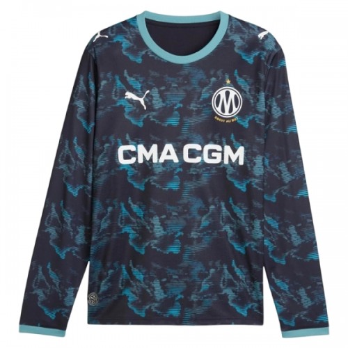 Officiële Voetbalshirt Olympique de Marseille Uit 2026-27 Lange Mouw - Heren Officiële Voetbalshirt Olympique de Marseille Uit 2026-27 Lange Mouw - Heren